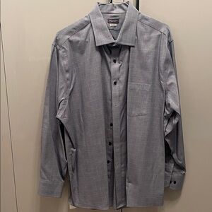 Van Heusen Gray Casual Button Down Shirt
